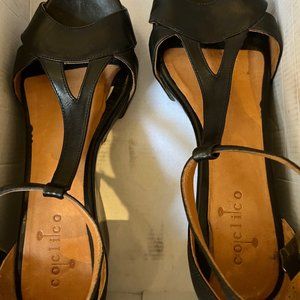 CoClico platform wedge sandal  Sz 38
